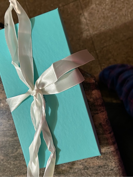 Other - Tiffany Blue Decorative Gift Box with Ivory Ribbon